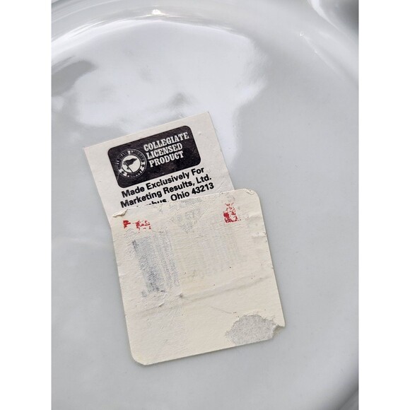 The Ohio State University Ceramic Divided Appetizer Serving OSU Buckeyes Plate - Picture 6 of 9